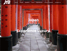 Tablet Screenshot of japantravel.com.au